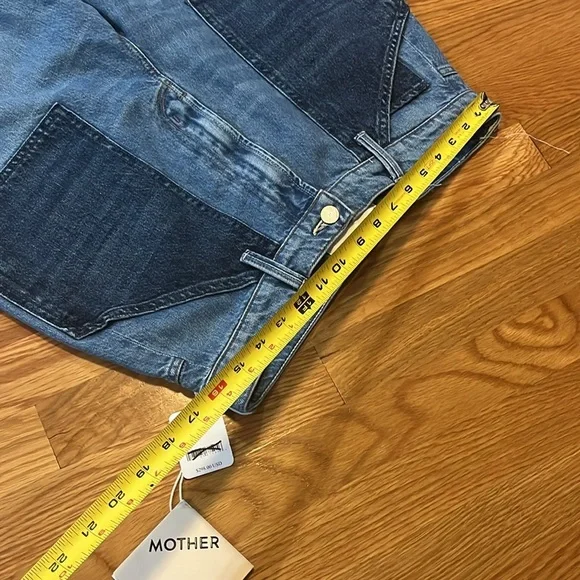 MOTHER The Patch Maven Heel Jeans Size 30 NWT - Picture 10 of 17